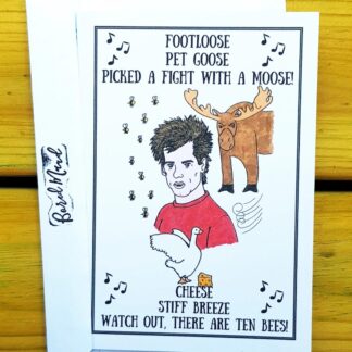 Footloose Misheard Lyrics Greetings Card