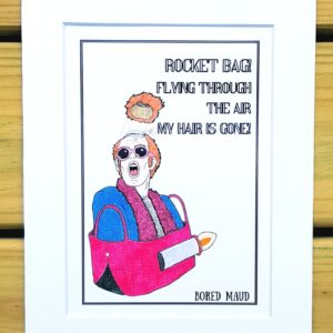 Rocket Man Misheard Lyric print