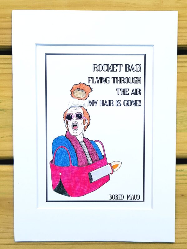 Rocket Man Misheard Lyric print