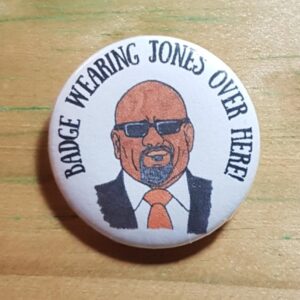 Badge Wearing Jones