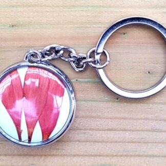Orange Daisy Petals keychain