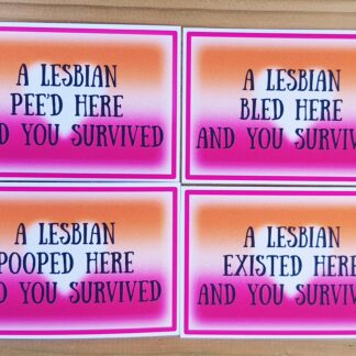 Lesbian stickers