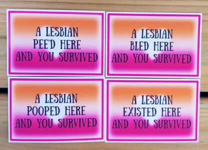 Lesbian stickers