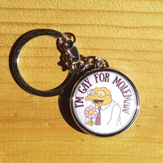 Gay For Moleman keychain