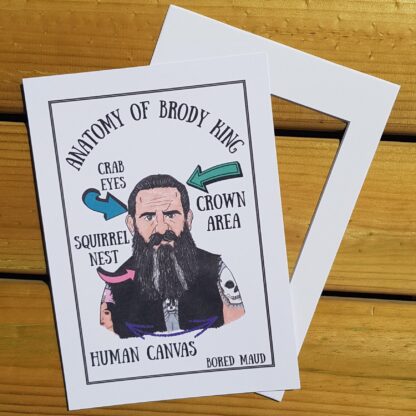 Anatomy of Brody King print